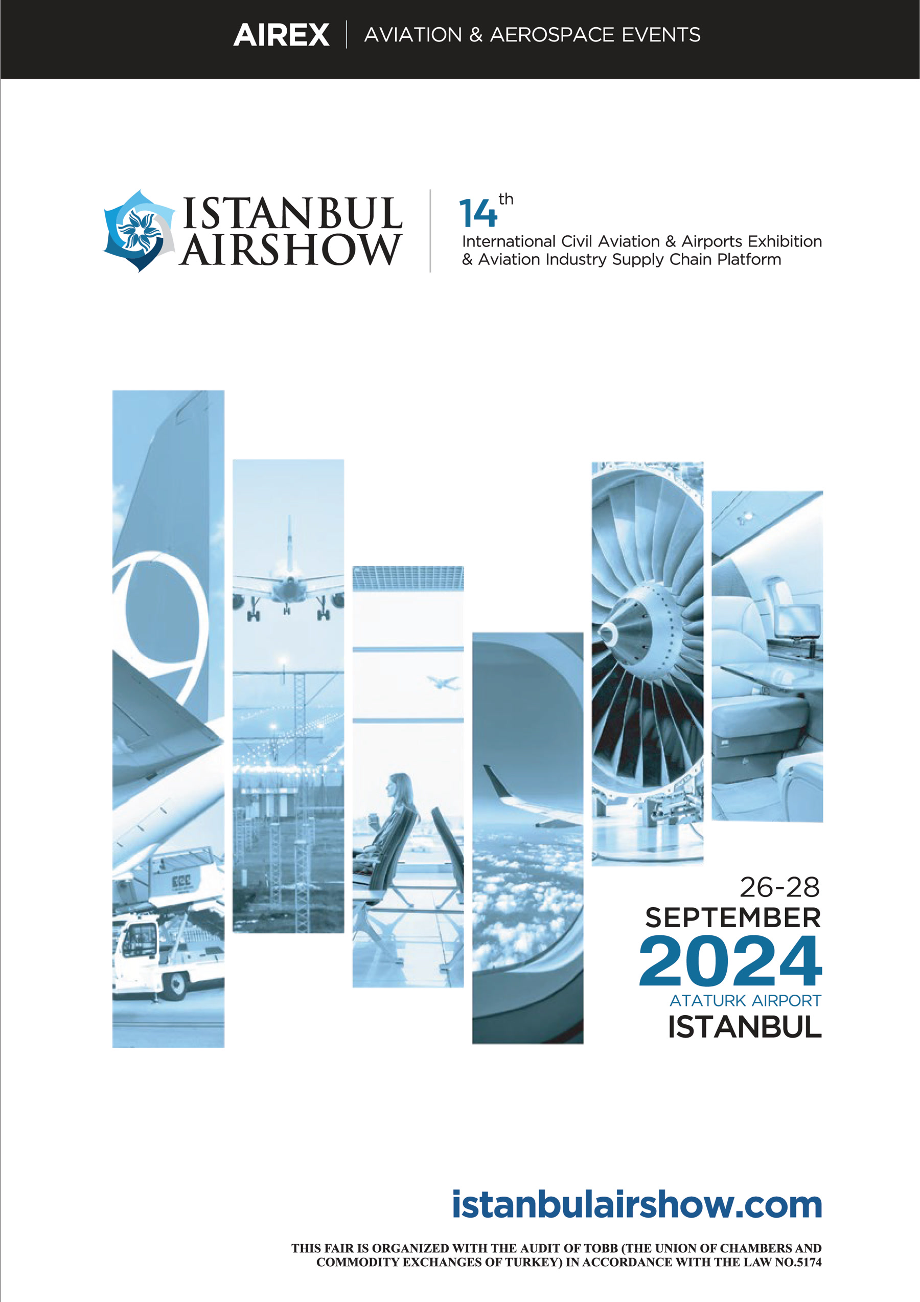 İstanbul Airshow 2024 broşür kapağı