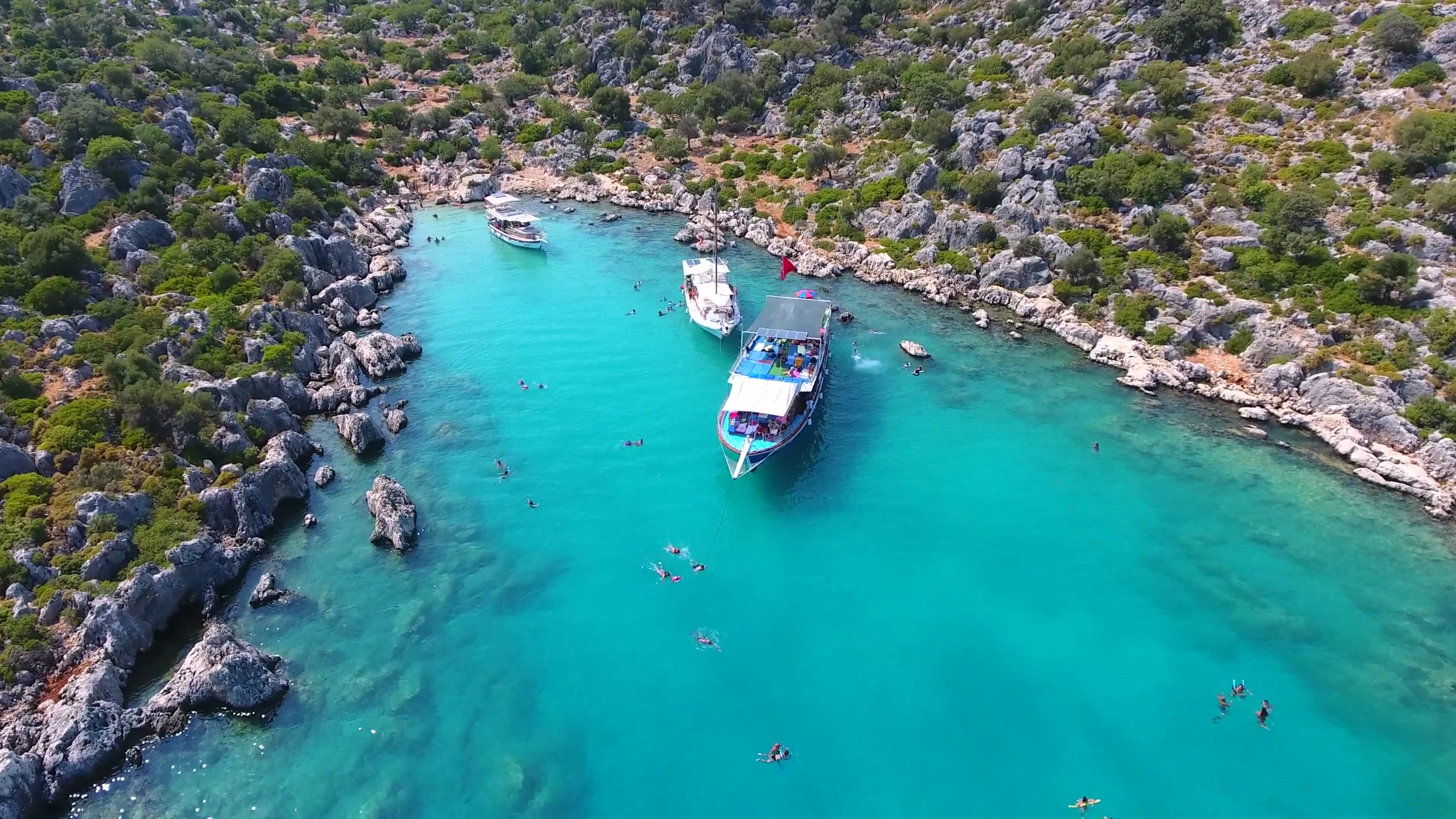 Fethiye'de turkuaz koy